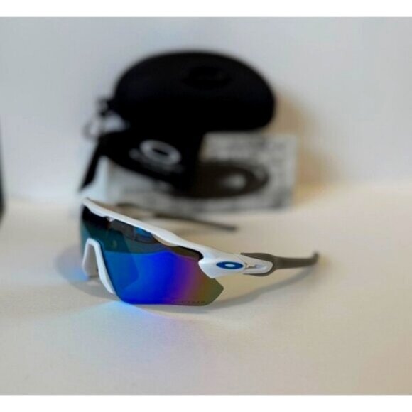Oakley Radar EV PRIZM Polarized Blue OO9208 White-Gray Frame - Picture 2 of 11